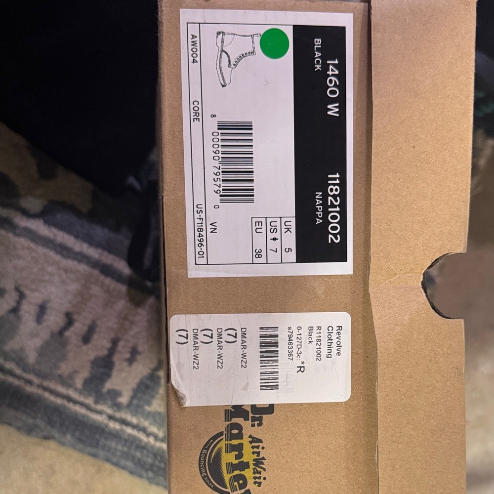 Dr.Marten black Leather Lace-Up Boots - Picture 9 of 10